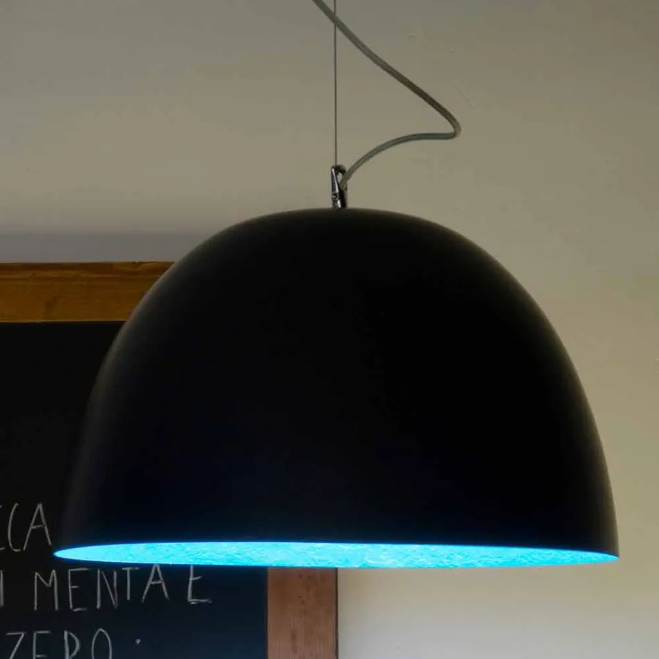 Lampada a sospensione in resina In-es.artdesign H2o Lavagna moderna Viadurini