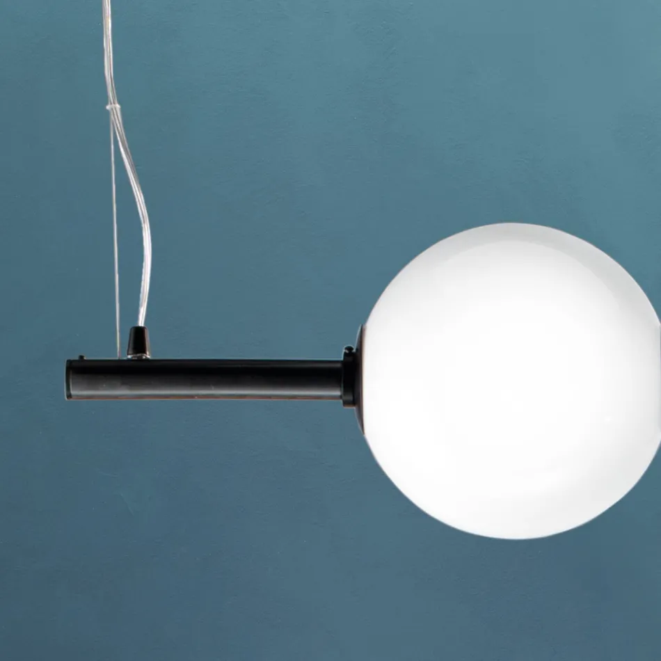 Lampada a Sospensione in Vetro di Venezia Soffiato a Mano 95 cm - Jupiter Viadurini