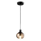 Lampada a Sospensione in Vetro in 2 Diverse Finiture Made in Italy - Afoxe Viadurini