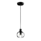 Lampada a Sospensione in Vetro in 2 Diverse Finiture Made in Italy - Afoxe Viadurini