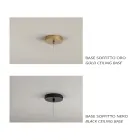Lampada a Sospensione in Vetro Soffiato a Doppio Strato Made in Italy - Trilly  Viadurini