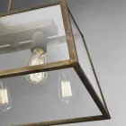 Lampada a sospensione industriale a 3 luci London Il Fanale Viadurini