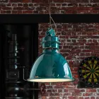 Lampada a sospensione industriale di design artigianale Katie Viadurini