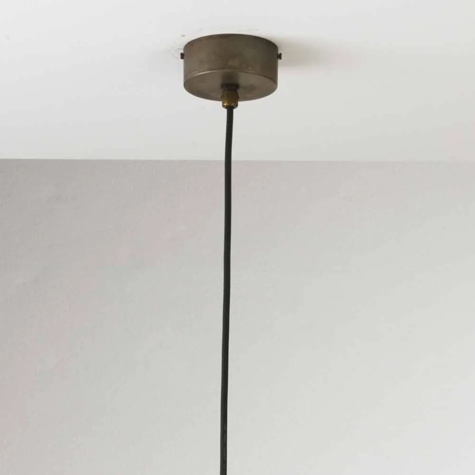 Lampada a sospensione industriale in ferro Loft Mini Il Fanale Viadurini