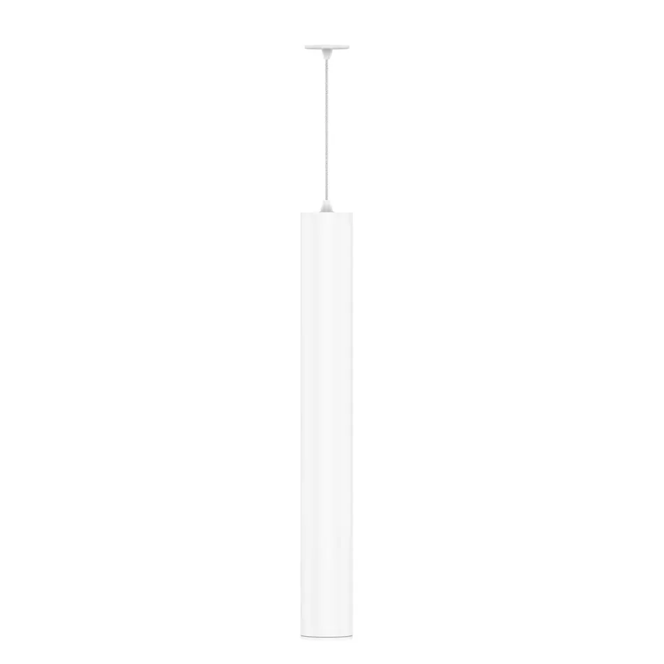 Lampada a Sospensione Led da Incasso in Alluminio Bianco o Nero - Rebolla Viadurini