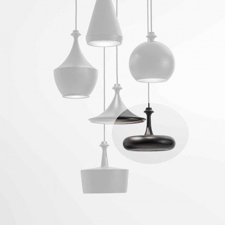 Lampada a Sospensione Made in Italy in Ceramica – Lustrini L4 Aldo Bernardi Viadurini