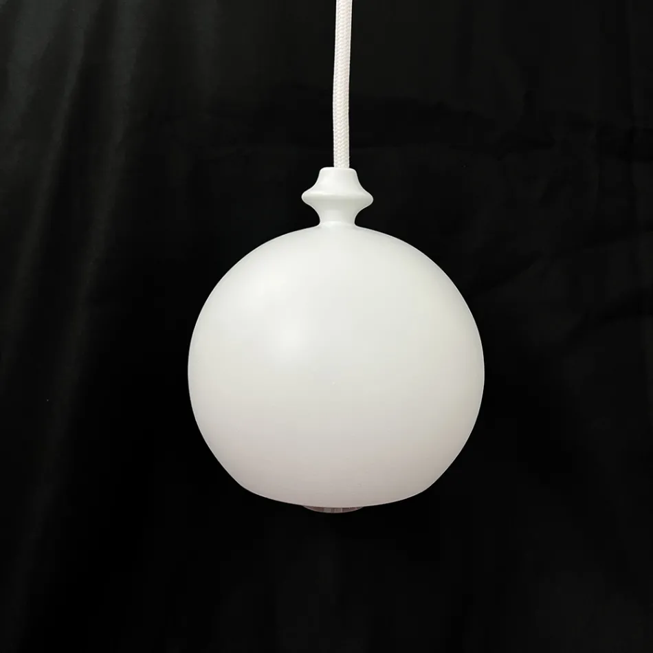 Lampada a sospensione moderna Aldo Bernardi in ceramica I Lustrini 5 Viadurini