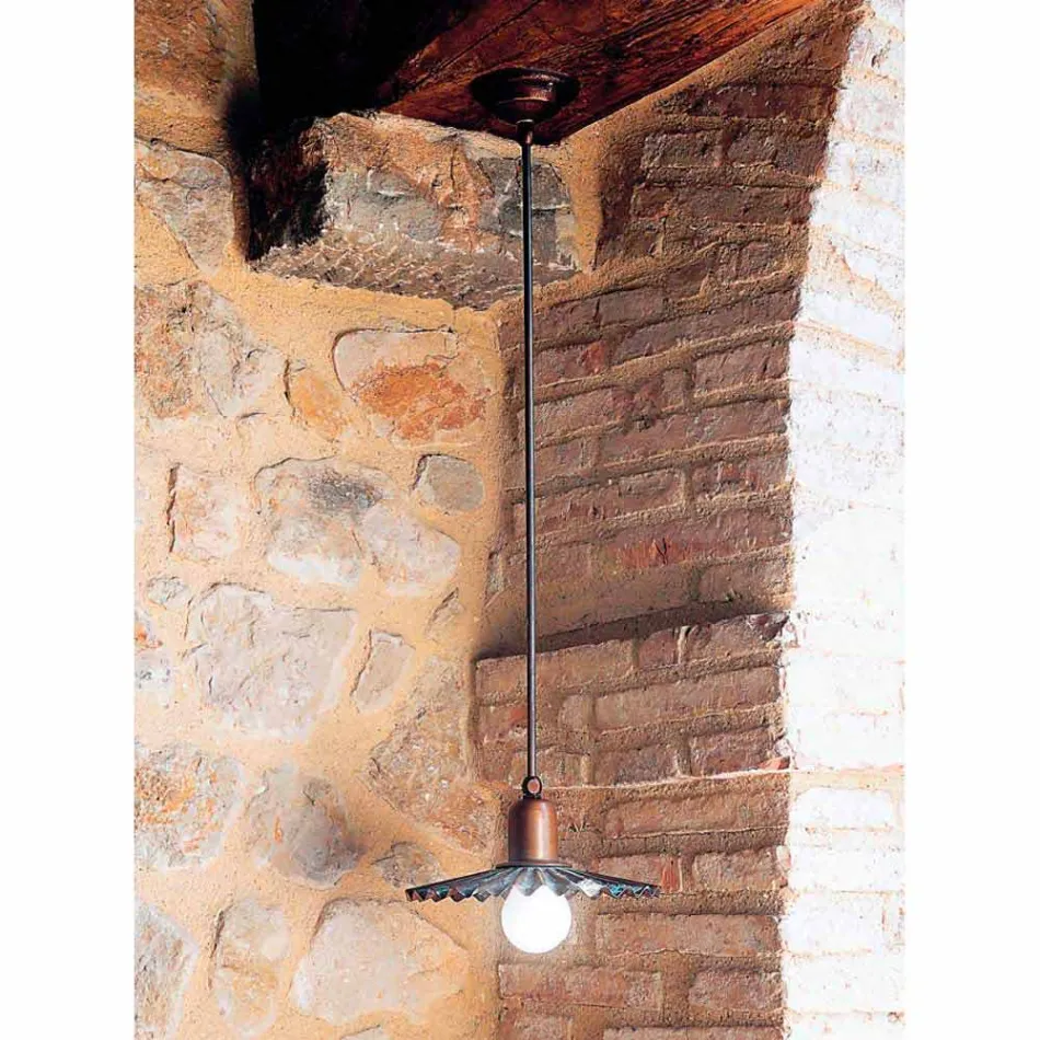 Lampada a sospensione moderna, linea Civetta Aldo Bernardi Viadurini