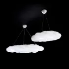 Lampada a Sospensione per Esterno Design a Nuvola in Plastica - Nefos by Myyour Viadurini
