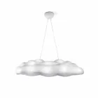 Lampada a Sospensione per Esterno Design a Nuvola in Plastica - Nefos by Myyour Viadurini