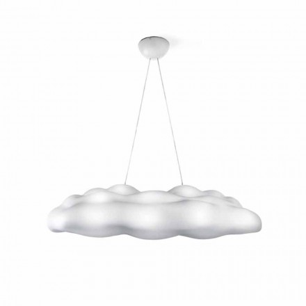 Lampada a Sospensione per Esterno Design a Nuvola in Plastica - Nefos by Myyour Viadurini