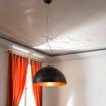 Lampada a sospensione piccola in acciaio Moonlight 