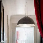 Lampada a sospensione piccola in acciaio Moonlight  Viadurini