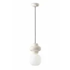 Lampada a Sospensione Realizzata in Ceramica e Vetro Made in Italy - Capocabana Viadurini