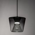 Lampada a Sospensione realizzata in Metallo e Vetro Made in Italy - Think