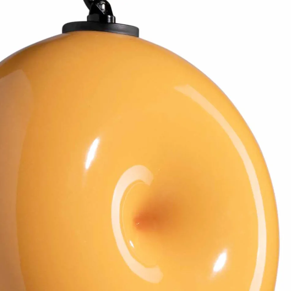 Lampada a Sospensione Rotonda in Ceramica Made in Italy - Bumbum Viadurini