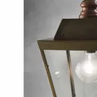 Lampada a sospensione stile industriale Quadro Il Fanale Viadurini