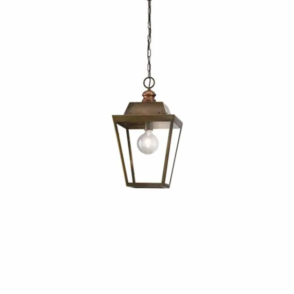 Lampada a sospensione stile industriale Quadro Il Fanale Viadurini