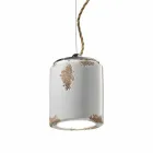 Lampada a sospensione vintage artigianale Ferroluce Viadurini