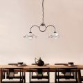 Lampada Artigianale in ceramica e Metallo Made in Italy per Soggiorno e Camera - Merope