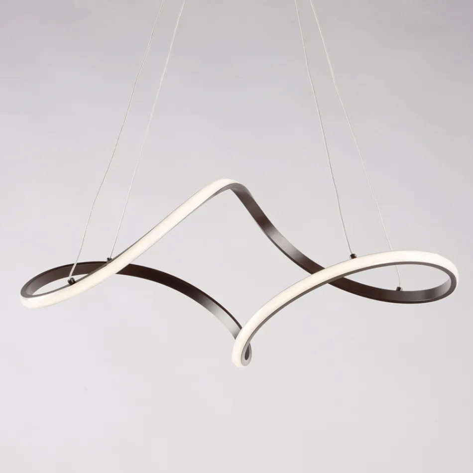 Lampada Artigianale in Vetro e Metallo Made in Italy per Soggiorno e Camera - Pictor Viadurini