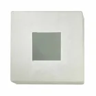 Lampada con specchio a muro di design In-es.artdesign Ego in nebulite Viadurini