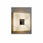 Lampada con specchio a muro di design In-es.artdesign Ego in nebulite Viadurini