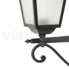 Lampada con Struttura in Alluminio Pressofuso e Vetro Made in Italy - Scintilla Viadurini