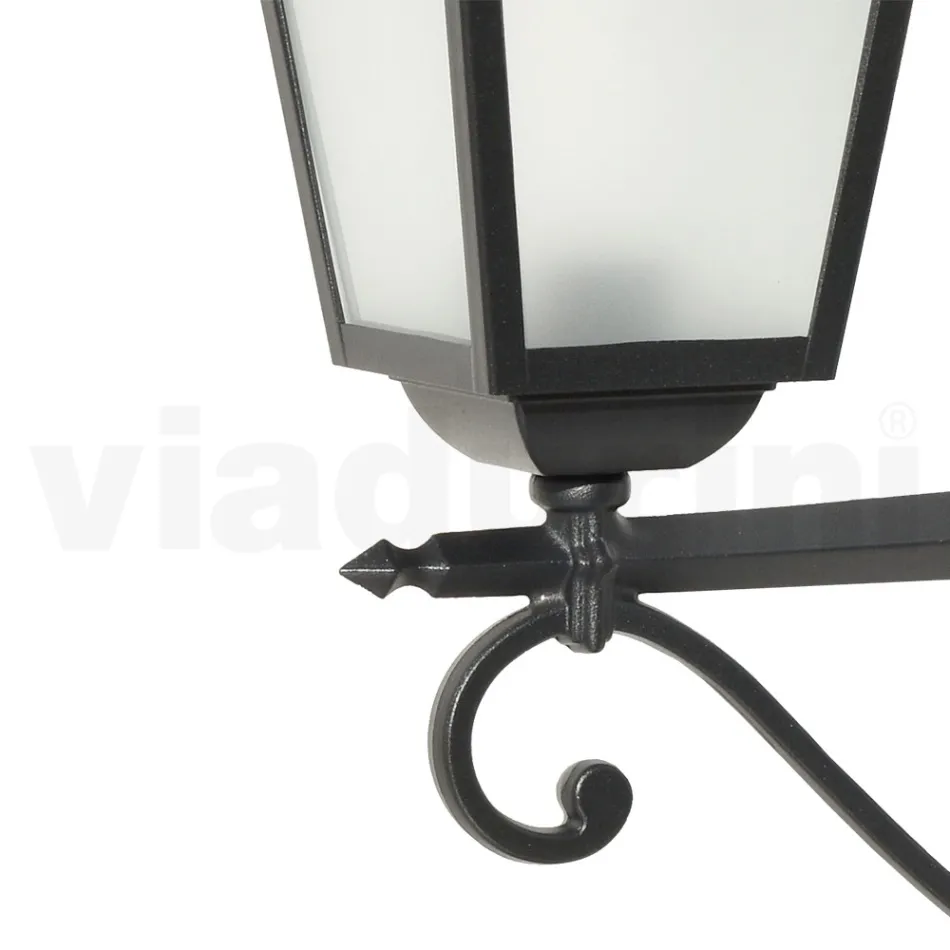 Lampada con Struttura in Alluminio Pressofuso e Vetro Made in Italy - Scintilla Viadurini