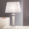 Lampada da Appoggio Classica in Vetro Lavorato a Mano Italiano - Malesia