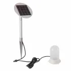 Lampada da Appoggio in Plastica Bianca di Design Moderno da Interno - Borsastar Viadurini