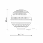 Lampada da Appoggio in Vetro Satinato Bianco e Metallo Design Moderno - Morse Viadurini