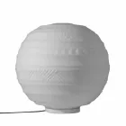 Lampada da Appoggio in Vetro Satinato Bianco e Metallo Design Moderno - Morse Viadurini