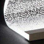 Lampada da Appoggio Led Cristallo Acrilico Decoro a Laser - Possett Viadurini