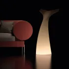 Lampada da Esterni in Due Colori in Polietilene Made in Italy - Coda Viadurini