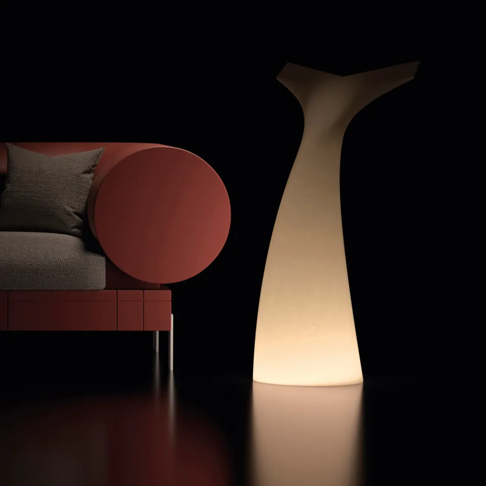 Lampada da Esterni in Due Colori in Polietilene Made in Italy - Coda Viadurini
