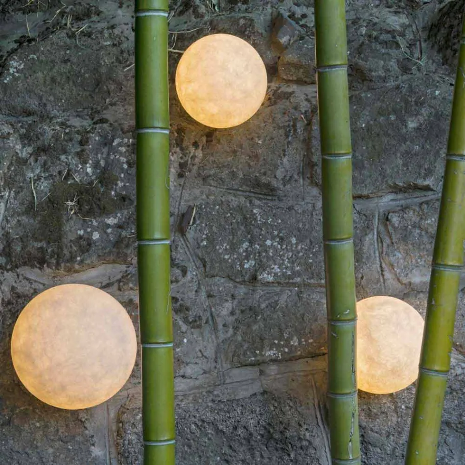 Lampada da esterno a muro In-es.artdesign A. Moon Out in nebulite Viadurini