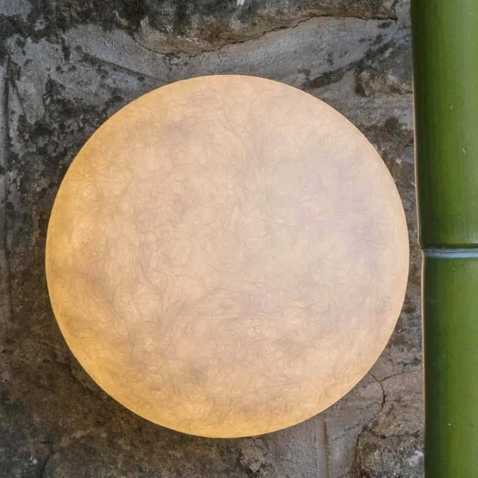 Lampada da esterno a muro In-es.artdesign A. Moon Out in nebulite Viadurini