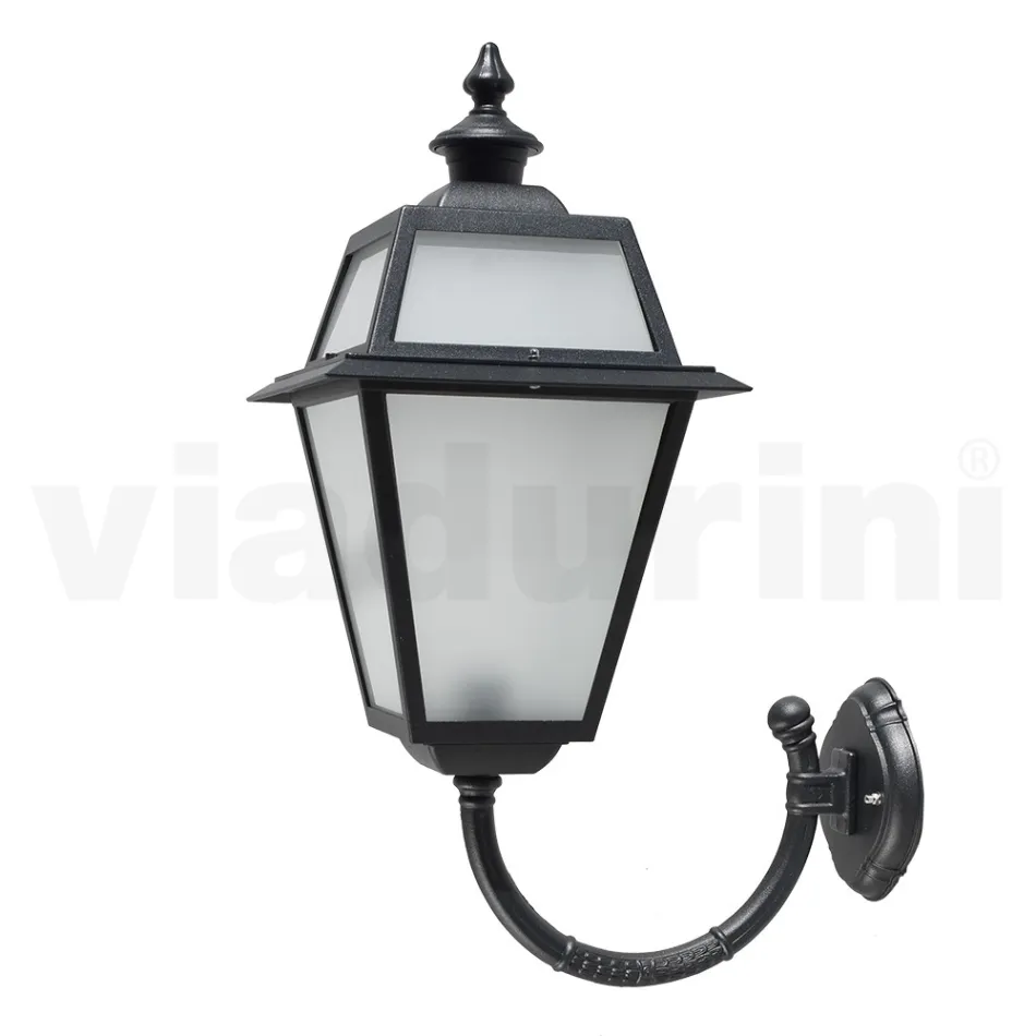 Lampada da Esterno a Parete in Alluminio e Vetro Made in Italy - Vivian Viadurini