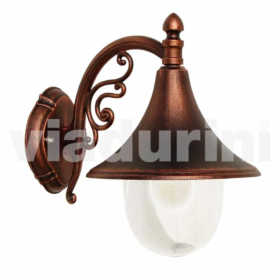 Lampada da esterno a parete in alluminio pressofuso made Italy, Anusca Viadurini