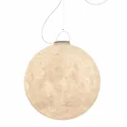 Lampada da esterno a sospensione In-es.artdesign Luna Out in nebulite Viadurini