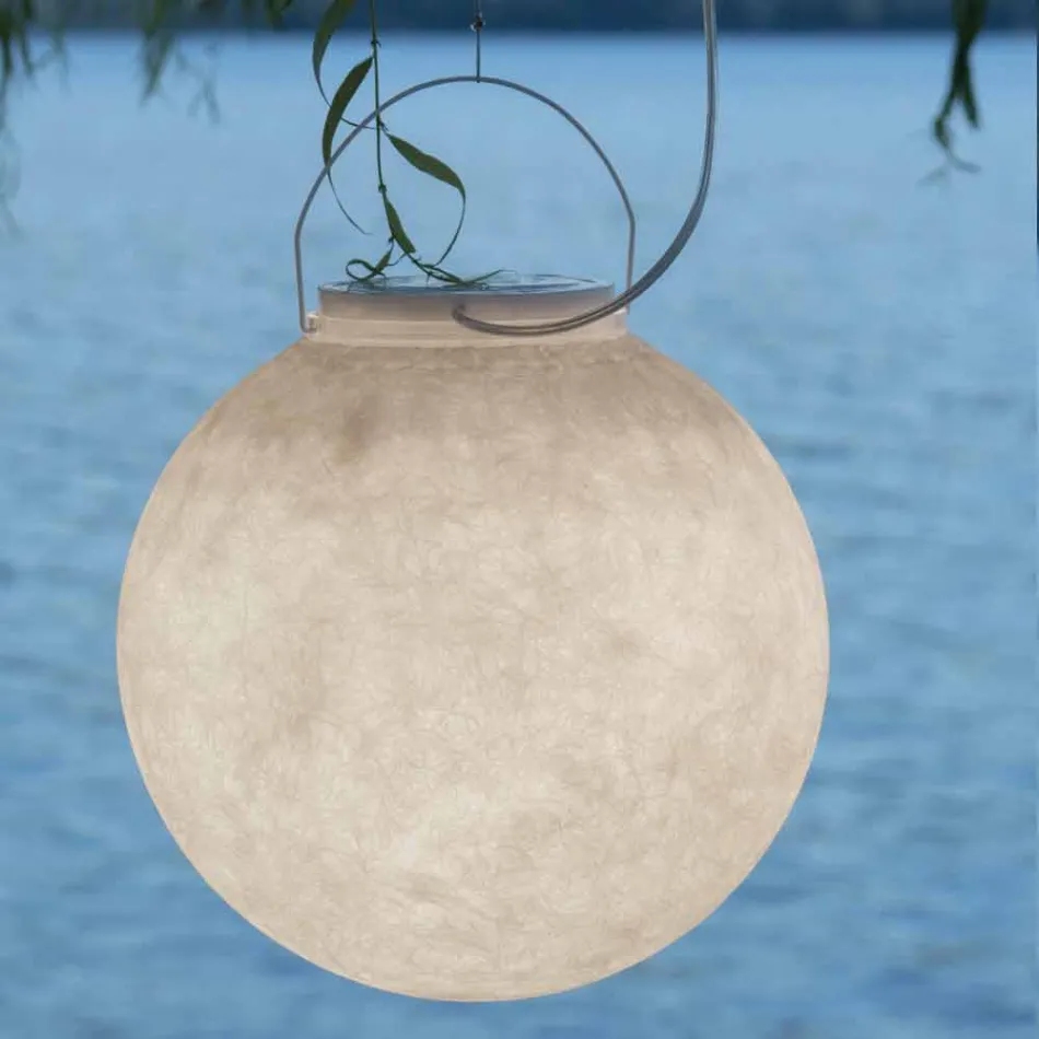 Lampada da esterno a sospensione In-es.artdesign Luna Out in nebulite Viadurini