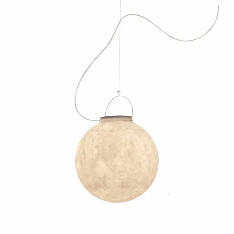 Lampada da esterno a sospensione In-es.artdesign Luna Out in nebulite Viadurini