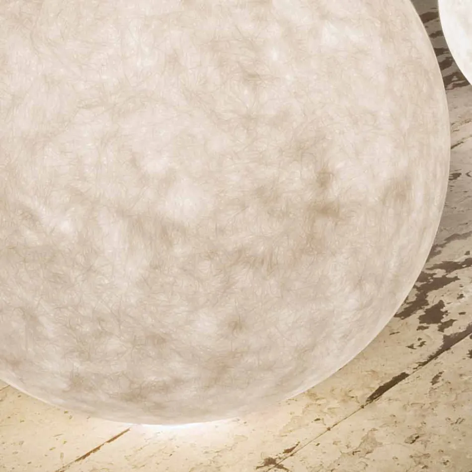 Lampada da esterno da terra In-es.artdesign Ex.Moon in nebulite Viadurini