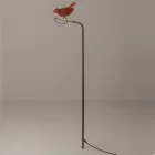 Lampada da Esterno in Maiolica Toscana Smaltata Made in Italy - Uccellino Viadurini