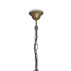 Lampada da Esterno in Ottone, Vetro e IP44 Made in Italy - Drago Viadurini