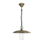 Lampada da Esterno in Ottone, Vetro e IP44 Made in Italy - Drago Viadurini