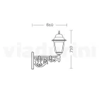 Lampada da Esterno in Vetro e Alluminio in 5 Diverse Finiture - Alchimista Viadurini