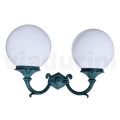 Lampada da Giardino con 2 Luci in Acrilico e Struttura in Alluminio - Trovanero