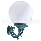 Lampada da Giardino con 2 Luci in Acrilico e Struttura in Alluminio - Trovanero Viadurini